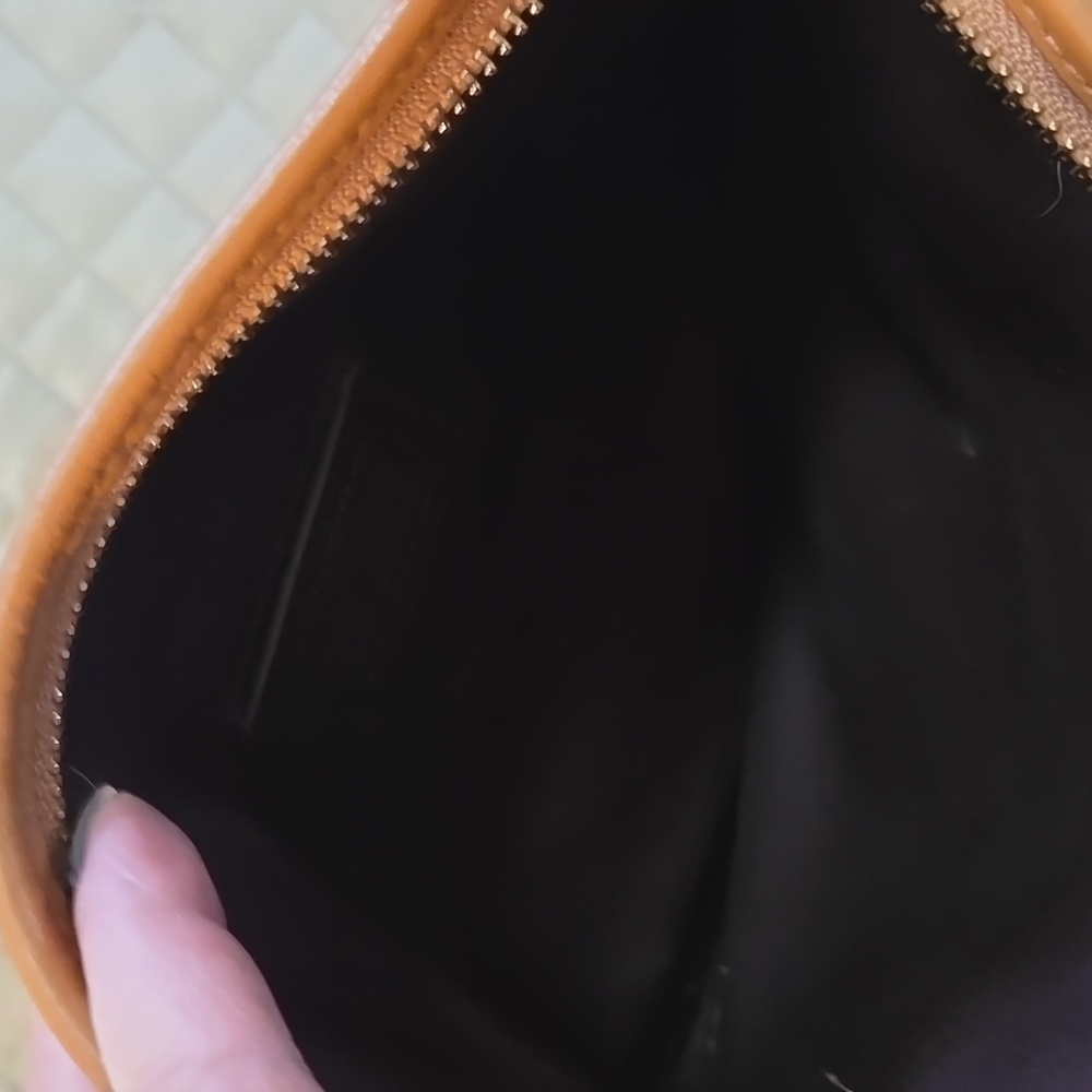 Coach File Brown and Purple Signature Crossbody Bag - Picture 6 of 13